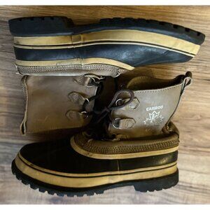 Vintage Sorel Caribou Winter Snow Boots Kaufman Leather Size Unknown Men’s
